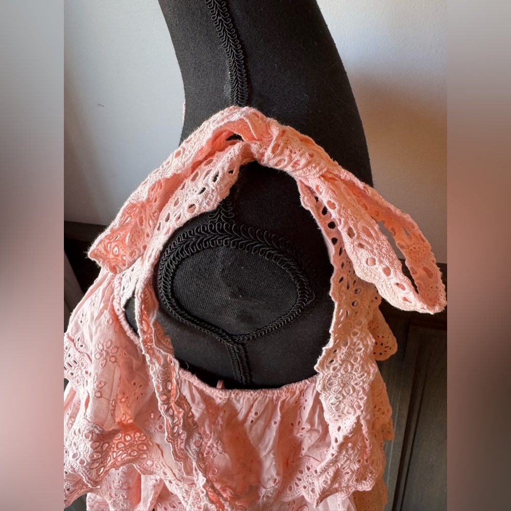 Petal & Pup Light Pink Ruffle tiered eyelet tank top NWT size XL - Picture 7 of 9